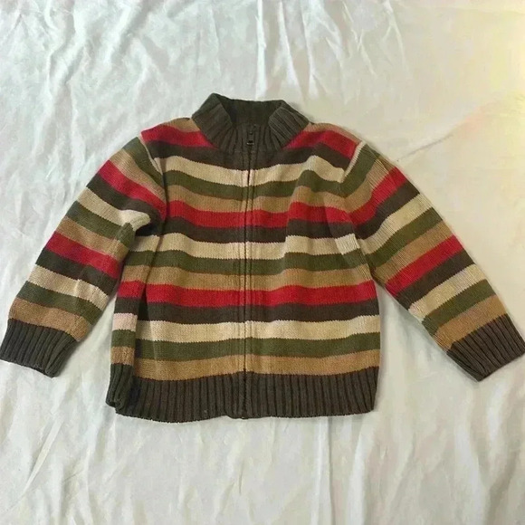 Gymboree - long sleeve knit full zip cardigan sweater.  Size 2T - Picture 1 of 3